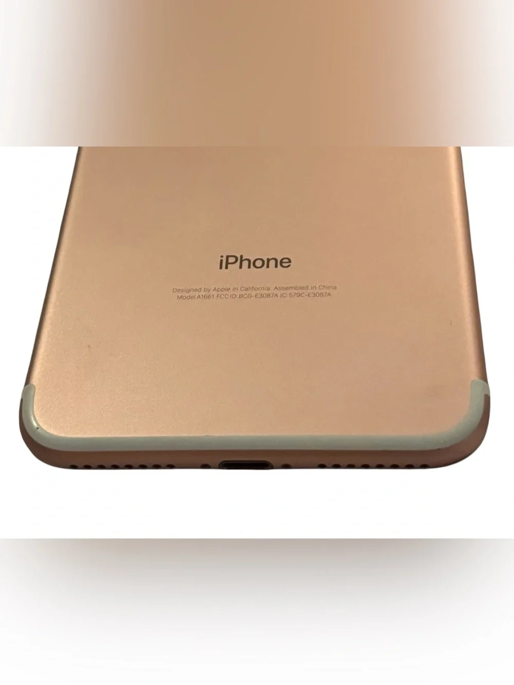 Unlocked Apple iPhone 7 Plus (Model A1661) Rose Gold 128g Storage